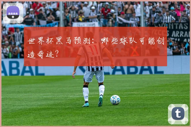 世界杯黑马预测:哪些球队可能创造奇迹?