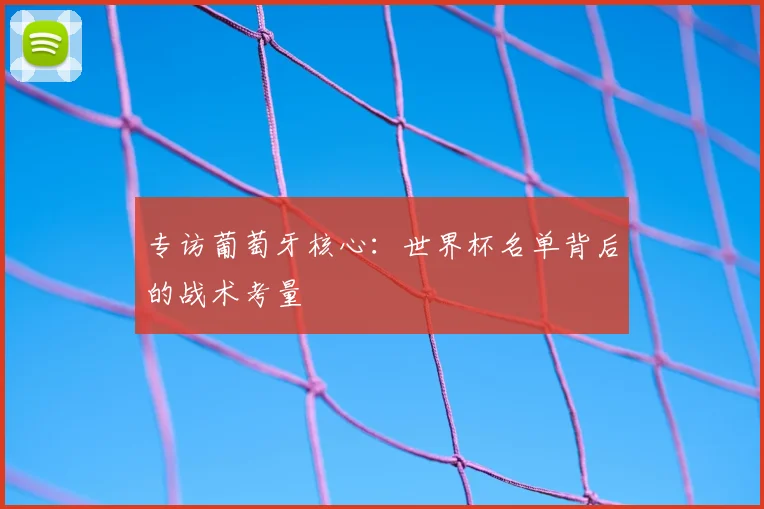 专访葡萄牙核心：世界杯名单背后的战术考量